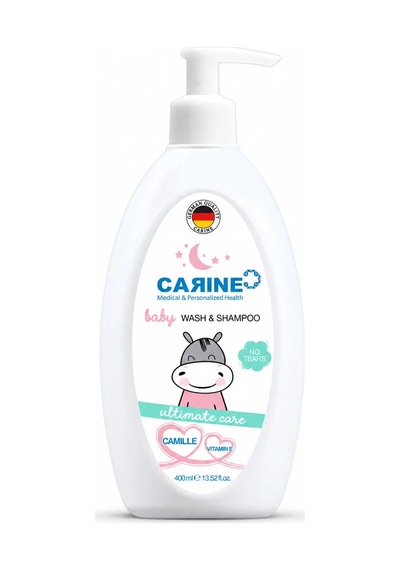 Carine 2'si 1 Arada Bebek Şampuanı 400 Ml - Tek Ürünle Nazik Temizlik