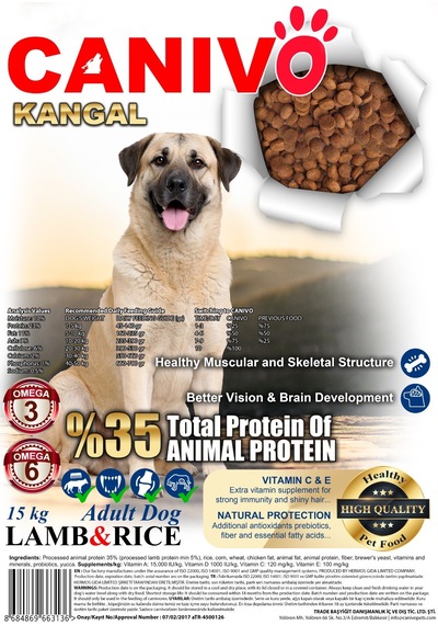 Kangal Köpek Maması 15 Kg