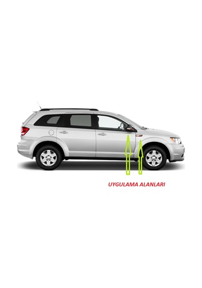 Fiat Freemont Yan Aynalar Ve Çamurluk Yanı Damla Desen Bıçak Logo