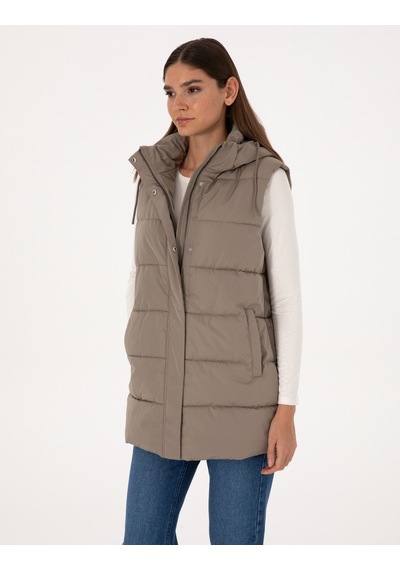 Pierre Cardin Kadın Vizon Mont Yelek 50309044-vr052 Vizon