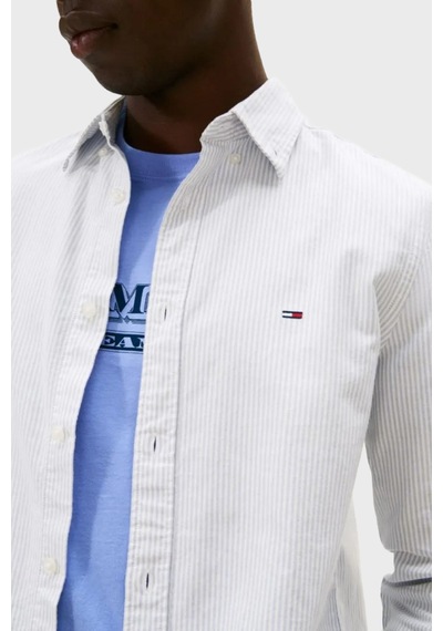 Tommy Hilfiger Çizgili % 100 Pamuk Slim Fit Uzun Kollu Gömlek Erkek Gömlek Dm0dm20668 C5x Mavi MAVİ Tommy Hilfiger Çizgili % 100 Pamuk Slim Fit Uzun Kollu Gömlek Erkek Gömlek Dm0dm20668 C5x Mavi MAVİ
