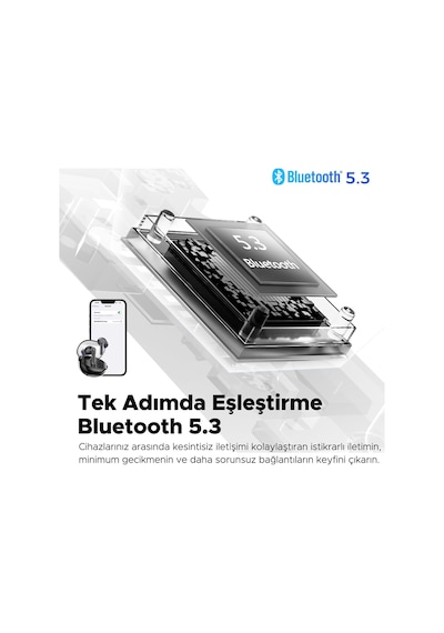 Soundpeats Clear Bluetooth 5.3 Kulak İçi Kulaklık