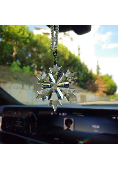 Kristal Araba Dikiz Aynası Süsü E-style Dikiz Aynası Süsü Araba Hediyesi-cam Kristal Kullanımı Yasal Ürün