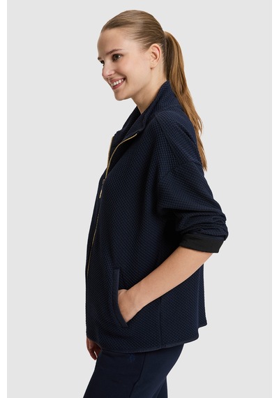U.S. Polo Assn. Kadın Lacivert Örme Hırka 50333007-vr033