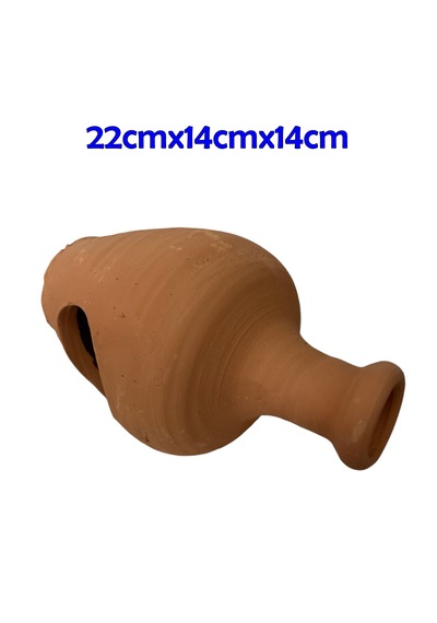 Atılım Akvaryum Delikli Anfora Akvaryum Yavruluğu Akvaryum Dekoru 22 CM