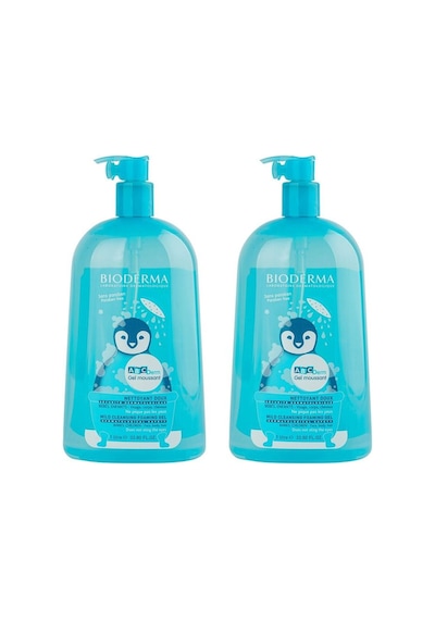Bioderma Abcderm Foaming Bebek & Çocuk Saç ve Vücut Temizleme Jeli 2 x 1 L