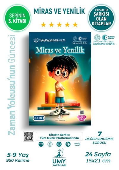 Umy Yayınları Miras Ve Yenilik - Çocuklar İçin Tarih Ve Üretkenlik Becerisi Geliştiren Hikaye Kitabı