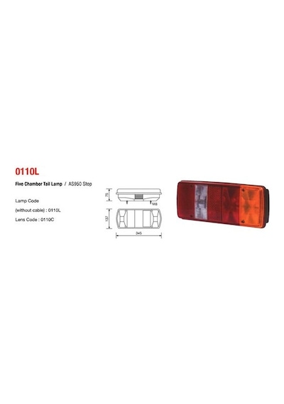Dodge As-950 Stop Lamba Takımı - Sağ -Sol