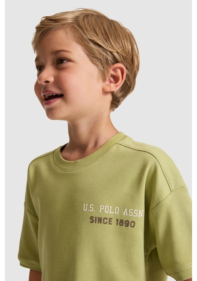U.S. Polo Assn. Erkek Çocuk Çağla Tişört 50327030-vr016 Cagla