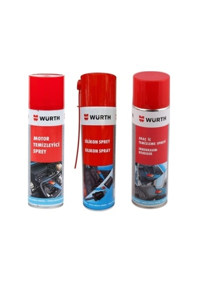 Motor Ve Araç İçi Temizleme Sprey Ve Silikon Sprey
