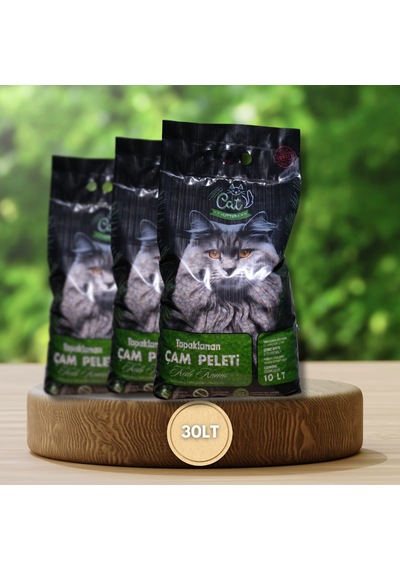 Happy Cat Litter Topaklaşan Çam Peleti Kedi Kumu 3 x 10 L