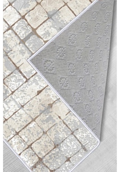 Rovigo Home Dijital Baskı Kaymaz Taban Salon Halısı Rvg1329 Çok Renkli