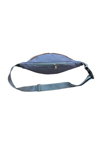 Monte Lui Unisex Kanvas Kumaş Bel Ve Çapraz Çanta Füme