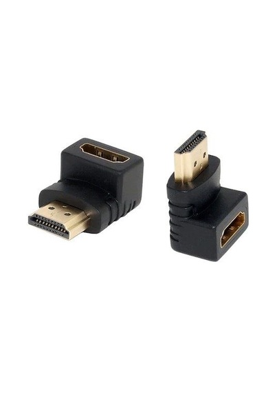 HDMI Dirsek 90 Derece Adaptörü HDMI ERKEK DİŞİ - HDMI L Çevirici