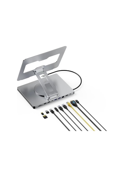 Codegen 10 İn 1 Çok Fonksiyonlu Type-c Hub Notebook Apple Uyumlu MacBook Standı Usb-c Docking Station Nsc-101