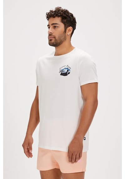 Bad Bear Dustın T-shırt Off-whıte Erkek Tişört Beyaz S-xxl 001
