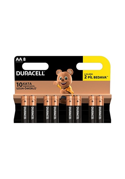 Duracell Basic Alkalin Aa 8'li Kalem Pil