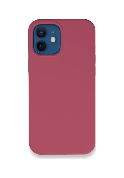 Apple Apple Uyumlu iPhone 12 Kılıf Lansman Legant Silikon - Fuşya 0.2M-Çok Renkli