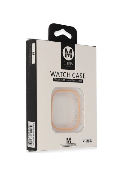 Apple Watch 45mm Bondy Kasa Koruyucu - Turuncu