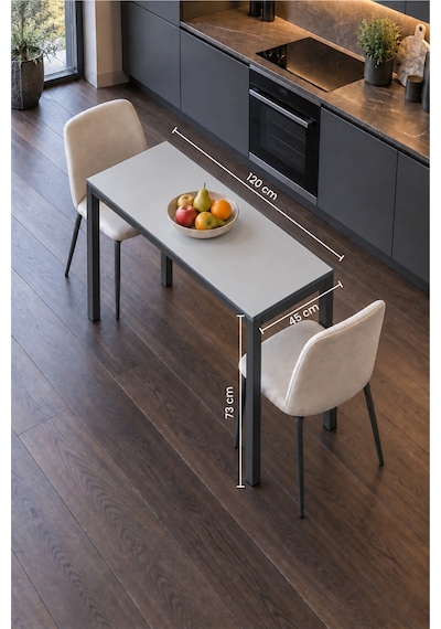 Arpelia Balkon Masası 120x45 Cm