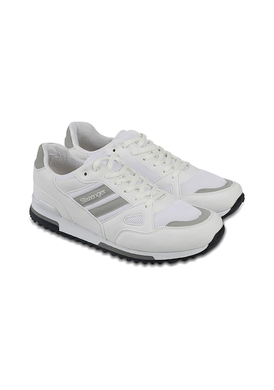 Slazenger Maroon I Büyük Beden Sneaker Erkek Ayakkabı Beyaz /