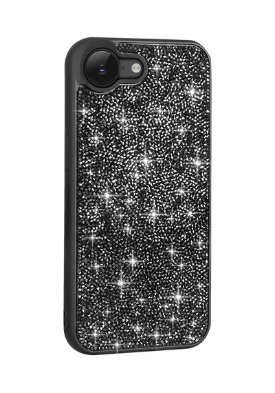 Apple Uyumlu iPhone 16e Kılıf Parlak Taşlı Tasarım Zore Pırlanta Kapak Çok Renkli