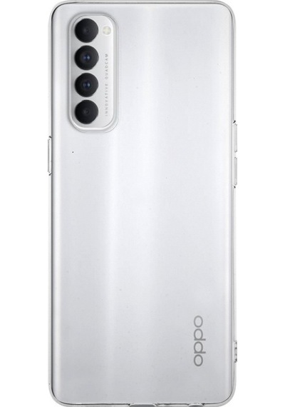 Oppo Reno 4 Pro Kılıf 1mm Süper Silikon Şeffaf Kapak