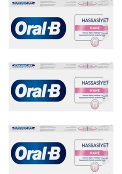 Oral-B Pro Sensitive Hassasiyet Diş Macunu 3 x 75 ML