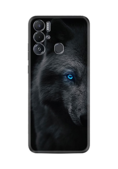 Tecno Pova Neo Kılıf Resimli Desenli Silikon Platinium Series Dark Wolfs 1834