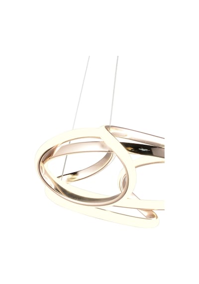 Ld 061 K Topsuz Model Gold 3 Renkli Salon Ve Oturma Odası İçin İdeal Alüminyum Avize, 50x90 Gold