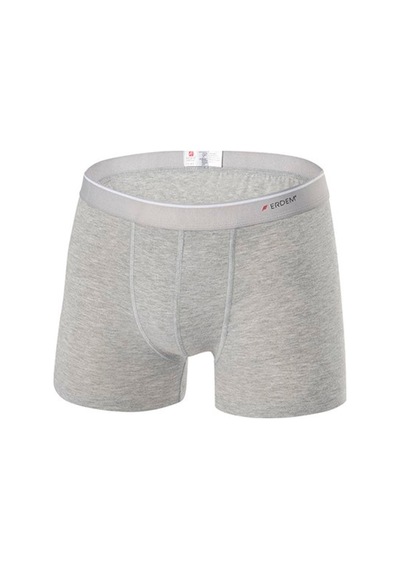 Erdem Füme-gri-lacivert -- 3'lü Basic Boxer 1491 Füme - Gri - Lacivert