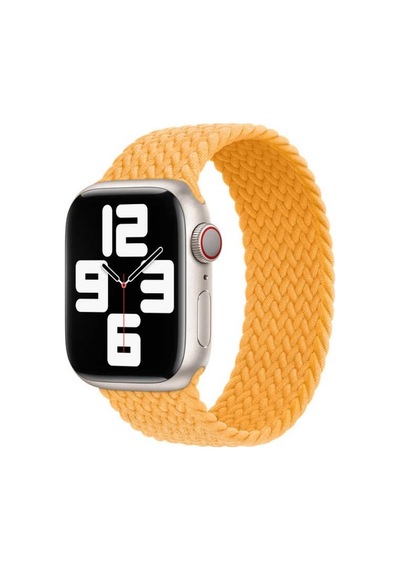 Apple Uyumlu  Watch 44 MM Krd-32 Xsmall Hasır Örgü Dizayn Kordon