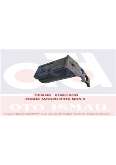 ÜÇEL 10708 Egzoz Takozu Orta Megane II