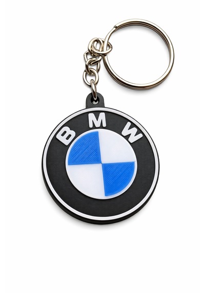 Bmw Logo Anahtarlık 3d Baskı Araba Anahtarlığı Bmw Araç Logolu Anahtarlık