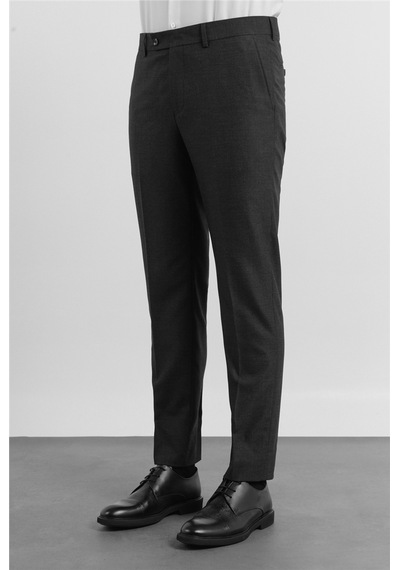 İmza Siyah Yan Cep Comfort Fit Esnek Pantolon 1003255176