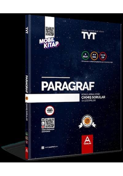 TYT Paragraf Konularına Ve Zorluk Seviyelerine Göre Çıkmış Sorular -  A Yayınları