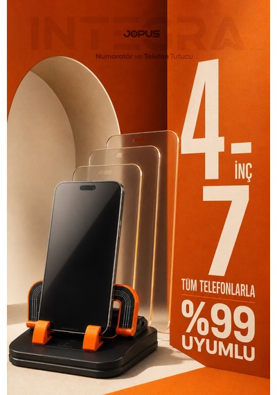 Araç İçi 360 Dönebilen Numaratörlü Telefon Tutucu Torpido Üstü Tablet Parkmatik Katlanabilir Standlı