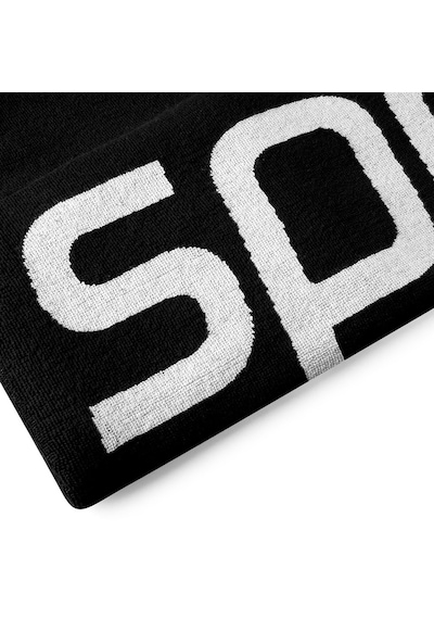 Speedo Logo Deniz Plaj Havlu Siyah