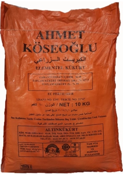 ALın Kükürt Elementel Kükürt 10 KG