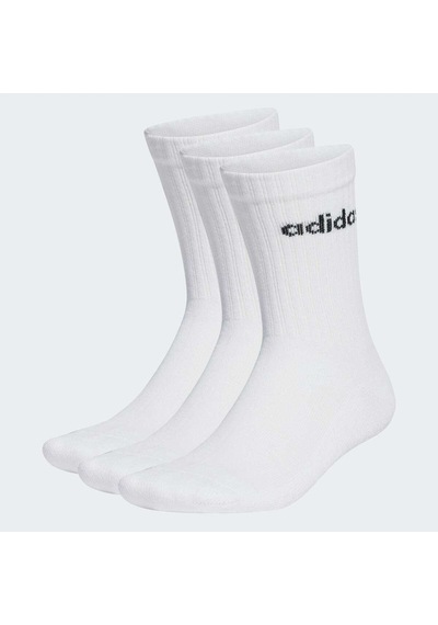 Adidas Linear Crew Yastıklamalı Çorap - 3 Çift Çok Renkli
