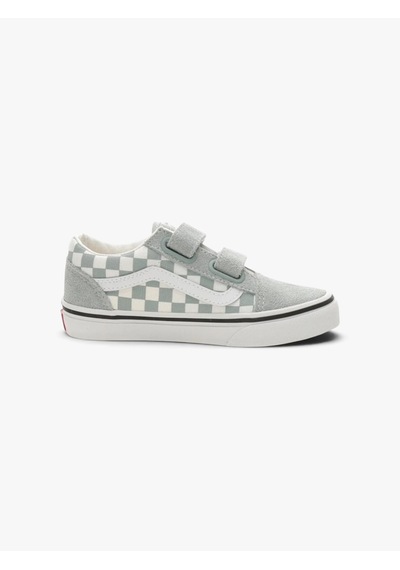 Vans Old Skool V Unisex Çocuk Gri Spor Ayakkabı - Vn000cya