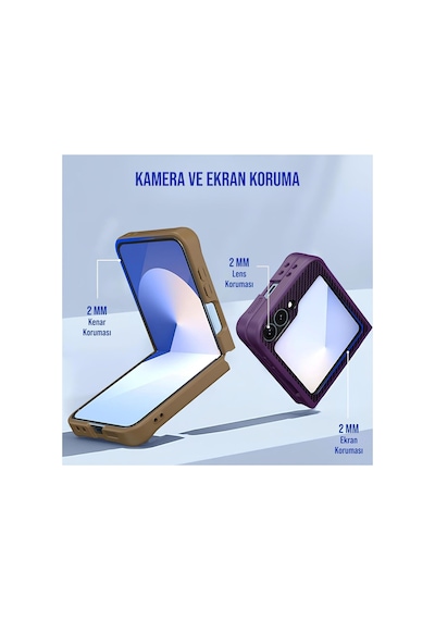 Samsung Galaxy Z Flip 6 Uyumlu Magsafe Manyetik Halkalı Kılıf 360 Döner Yüzük Standlı, Karbon Fiber Desenli, Kamera Korumalı, Darbelere Ve Çizilmelere Dayanıklı Kapak Mor Samsung Galaxy Z Flip 6 Uyumlu Magsafe Manyetik Halkalı Kılıf 360 Döner Yüzük Standlı, Karbon Fiber Desenli, Kamera Korumalı, Darbelere Ve Çizilmelere Dayanıklı Kapak Mor