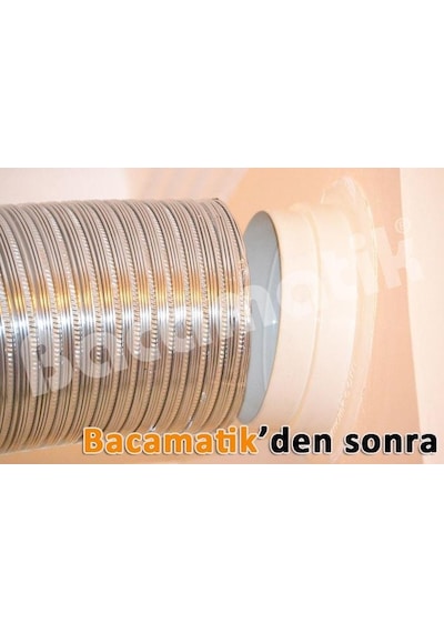 Bacamatik Baca Klapesi Folyo Bant Ve Aspiratör Borusu 3 Mt Set