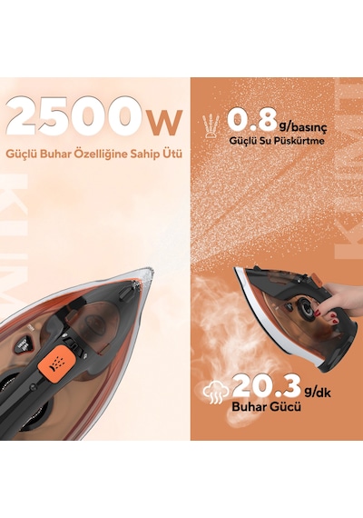 Kumtel HMU-07 Kablosuz Buharlı Ütü