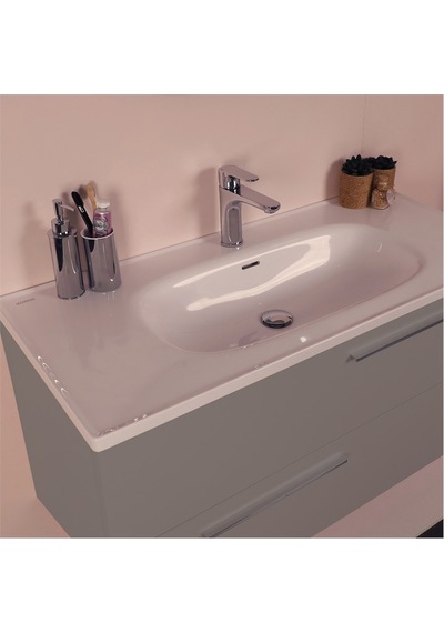 Kobos Serenity 100 Cm Banyo Dolabı Seti Moon Grey Gri Kobos Serenity 100 Cm Banyo Dolabı Seti Moon Grey Gri