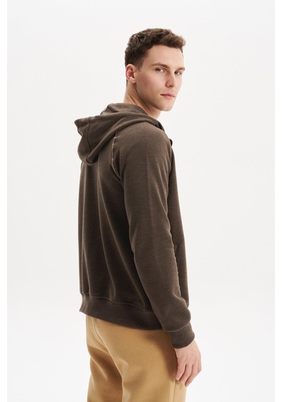AR-MA Arma Erkek Örme Fleto Cepli Kapüşonlu Selanik Sweatshirt Regular Fit, Pamuk Polyester K30324698402 Kahverengi AR-MA Arma Erkek Örme Fleto Cepli Kapüşonlu Selanik Sweatshirt Regular Fit, Pamuk Polyester K30324698402 Kahverengi