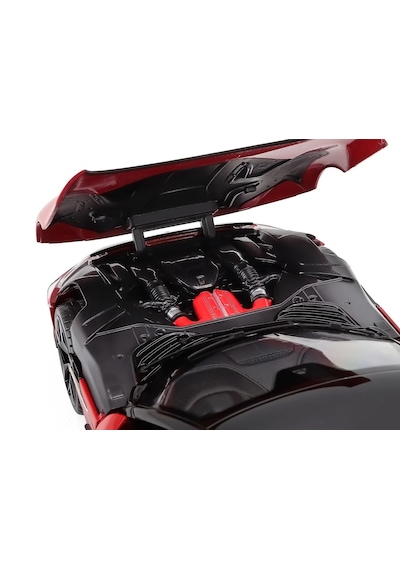 1:18 Ölçek Polistil 2024 Ferrari 12 Cılındrı + Showcase Diecast Metal Minyatür Model Araba 25cm