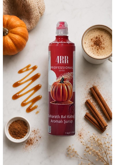 4rr Baharatlı Balkabağı Aromalı Kahve & Kokteyl & İçecek Şurubu 750 Ml Diğer