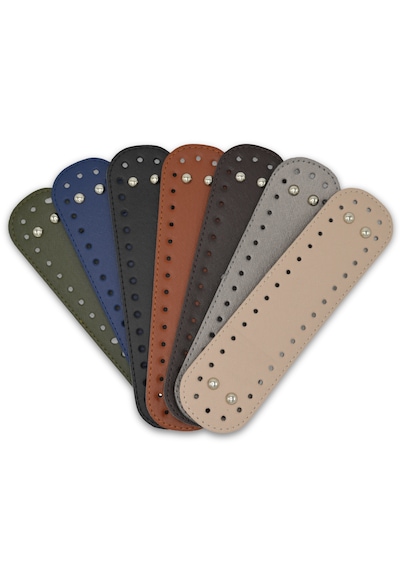 Sensy Çanta Tabanı Mini Suni Deri 6.5cmx25cm Gri