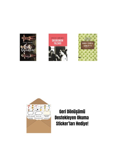 Toplu Oyunlar Ciltli + Okurunun Yazarı + Damla Damla Günler 4 + Okuma Sticker'ları
